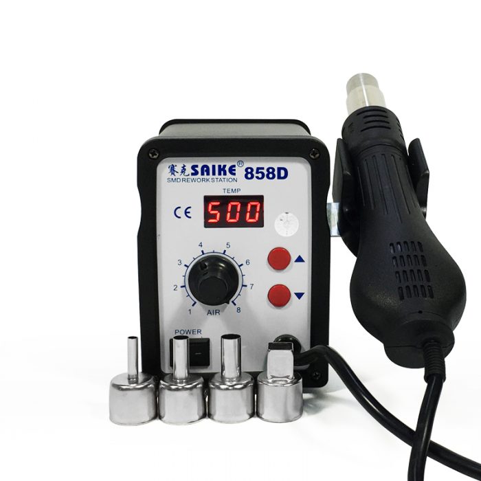 賽克SAIKE 858D 風(fēng)機(jī)型 熱風(fēng)拆焊臺(tái) 穩(wěn)定款